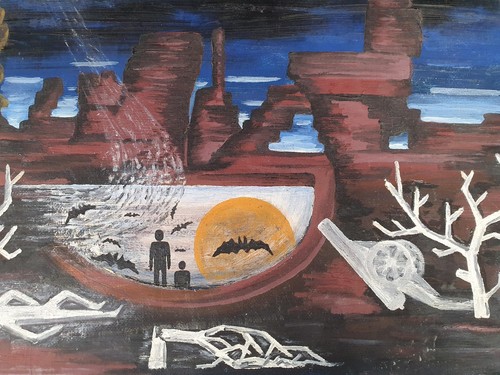 öl auf malkarton - Öl, 20
