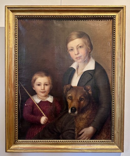 Gemälde kinder mädchen junge - kinder,