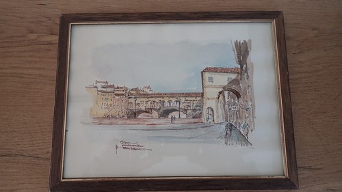 Kunstdruck ital brücke - ital.,