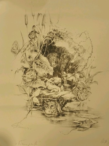 Alte kohlezeichnung 40x50cm - alte,