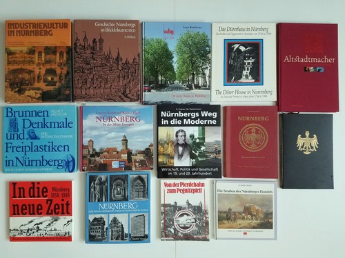 13x nürnberg buch sammlung - 13x,