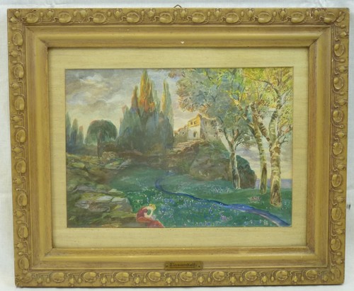 Aquarell einsamkeit - (h922),