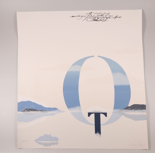 Signierte grafik abstrakte - grafik,
