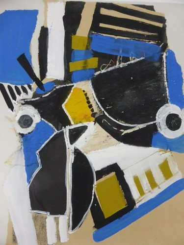 Künstler collage kunstwerk - künstler,
