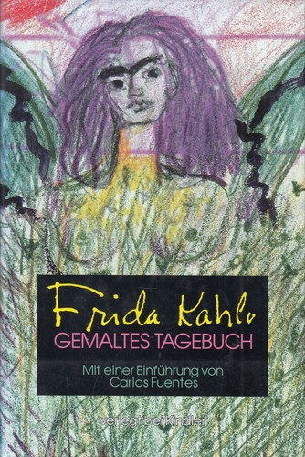 Buch gemaltes tagebuch - tagebuch,, frida