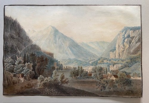 Orig aquarell landschaft - orig.-aquarell, "landschaft"