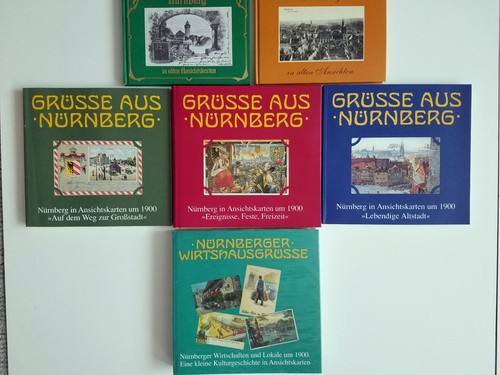 Nürnberg buch sammlung - 6x,