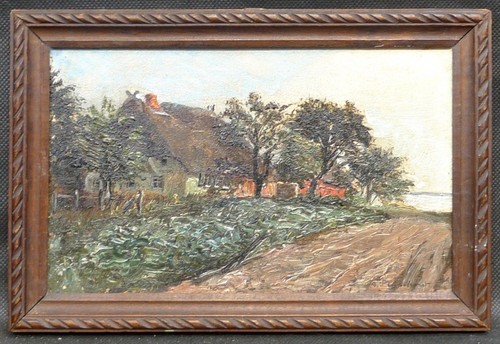 ölgemälde katen am - (b916), "katen